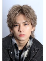 ネイビー(NAVY)&nbsp;メンズウルフ ハイトーン