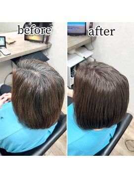 シュガー バイ エクラート 立川南口店(SUGAR by ECLART) 【立川】白髪ぼかし/白髪活かし/脱白髪染め/自由な白髪染め/南口