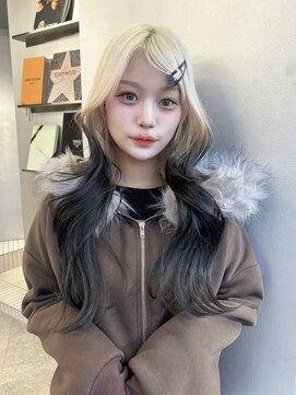 ペレ アネックス 大阪梅田茶屋町店(PELE ANNEX) くびれヘア/アプリコットオレンジ/夏のヘアアレンジ/梅田