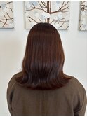 くびれヘアとオレンジベージュ