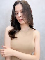 ロンド ロワール 門前仲町(Lond Loire)&nbsp;くびれヘアハイライトカラーアプリコットオレンジ門前仲町0801