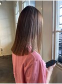 ガーリー大人美人透明感髪質改善ニュアンスカラーくすみカラー