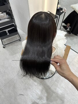 ジーナ 博多筑紫口(Zina) 地毛風 ナチュラルブラウン×うる艶髪質改善Tr!【福田れん】