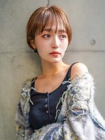 ギークス(GEEKS)&nbsp;【GEEKS渋谷】シースルーマッシュ/襟足短め/ココアブラウン/小顔