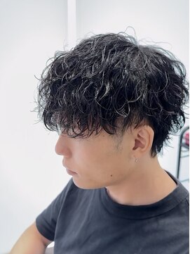 リ メイロ(Re.Meiro) 波巻きスパイラルマッシュ【メンズ/パーマ/眉毛/沖縄市/美里】