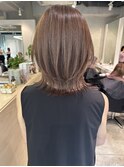 ボブレイヤーミルクティーベージュレイヤーボブ大人ボブ銀座