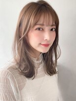 アグノス 青山(Agnos)&nbsp;斜めバングくびれヘアこなれヘア大人可愛い艶感#330f1225