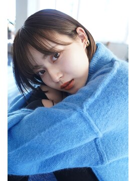 エルフレームバイワンラヴェスト(L'FLAME by one Lovest) ショートカット丸みショート耳掛けひし形小顔 20代30代長野駅