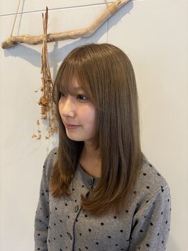 ニナル(Ninal) ブリーチ1回でできるグレージュカラー☆