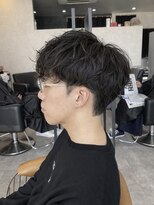 インテグリ オオタ(INTEGRI oota)&nbsp;【大人マッシュ】波打ちニュアンスパーマ×ツーブロック刈り上げ