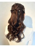 結婚式参列ヘアセット