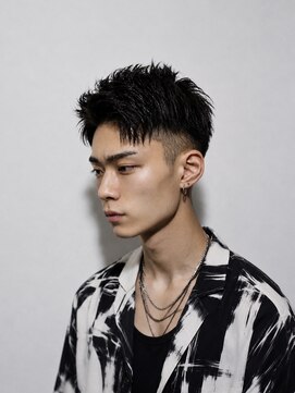 マナ 阪神尼崎(MANAZ) センターパートスパイキーショート