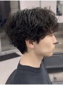 シャドウパーマ　韓国風パーマ　ルーズパーマ