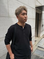 ハイセンス(HISENSE)&nbsp;メンズカラーミルクティーベージュアップバングメンズカットGIA