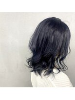 タグ(#tag)&nbsp;#暗髪ネイビーブルー