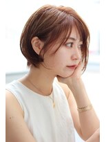 リタ(Lita)&nbsp;耳かけショートボブ　モカベージュ　小顔　レイヤーカット