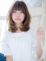 モッズ ヘア 福岡姪浜店(mod's hair)&nbsp;*mod's姪浜*…シアベージュ♪前下がりフリンジウェーブセミディd