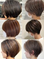 ジュール 池袋(Joule)&nbsp;ボブスタイル特集/カーキグレージュ/マッシュショート/池袋