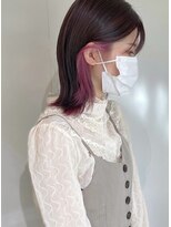 ノーカ 代官山(nohka)&nbsp;インナーカラー × ピンク