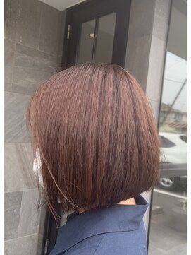 メゾン アヴァロ(Maison Avallo) #ピンクブラウン　#ワンレングスボブ