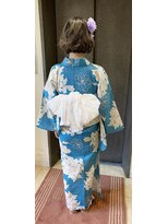 キーポイント(K Point)&nbsp;兵児帯ではんなり浴衣スタイル