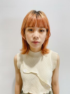 トレンチ(TRENCH) 《おつじ TRENCH》ハイトーン × インナーカラー