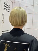 ロンドルーチェ 心斎橋(Lond luce)&nbsp;ダークアッシュ/ミディアムレイヤーカット［髪質改善/縮毛矯正］