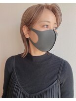 ツイギー 宮西店(TWiGGY) ミルクティーカラーとレイヤーカット