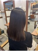 髪質改善ストレート+カット+トリートメント ¥23760