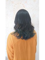 ラフェリチタ(Le Felicita)&nbsp;女性らしいミディ×裾カラーブルー