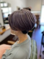 ヘアーズ ベリー 庄内店(hairs BERRY) レディースマッシュ×ラベンダーシルバー