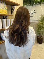 ボルデヘアー 亀有(Borde HAIR) ロングマロングレージュ【Anna】ボルデ亀有美容室