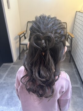 サロンドミルク 溝の口店(salon de MiLK) キッズヘアアレンジ