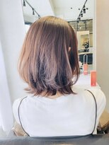 アン たまプラーザ(un) クビレ外ハネボブ【イルミナカラー+髪質改善オージュア】