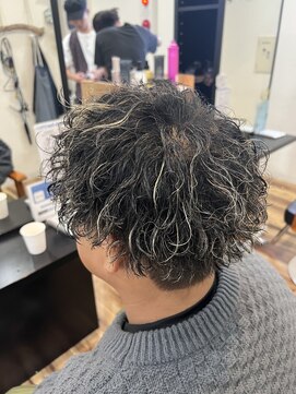 スウェル 西千葉店(Swell) ハイライト波巻きパーマ[西千葉駅/Men's/メンズカット/パーマ]
