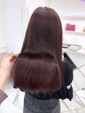 リルミー(Lilme) ブリーチなしレッド×サブリミック髪質改善＊まゆ