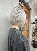 ショート/ブリーチ/ホワイトアッシュ