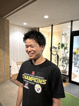 ヘアガーデン オフ(hair garden off) スパイキーショート × パーマ