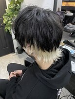 トレヘアー 京都 烏丸(tRe hair)&nbsp;メンズマッシュウルフ/インナーカラー