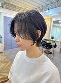 小顔似合わせカット愛されクールショート20代/30代40代50代/難波