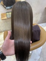 ロンドローズ 名古屋(Lond damaskRose)&nbsp;顔周り ダブルカラー 名駅 ブリーチ 髪質改善 ボブ 韓国　711