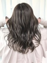 アップ(A+hair)&nbsp;ハイライトカラーミルクティーケアブリーチ白髪ぼかし髪質改善