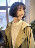 ショートボブパーマ
