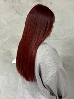 セットアップ 岡山北長瀬店(SET-UP)&nbsp;ロングストレート/カシスレッド/ボルドー/ローズブラウン/艶髪