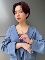 トルネード(TORNADO)&nbsp;似合わせ前髪なしセンターパートハンサムショート t420