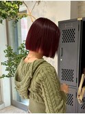 レッドカラー暖色カラーカシスカラーワインレッドボルドーカラー