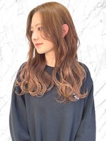 ヘアメイク ミチ 富田店(HAIRMAKE MICHI) 【MICHI富田店 古作蓮】アプリコットオレンジ 髪質改善韓国ヘア 