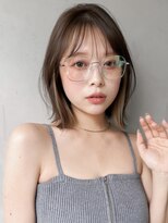 アグノス 青山(Agnos)&nbsp;サイドバングくびれヘア斜めバング大人可愛い美髪#530f0915