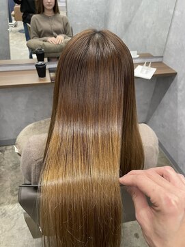 ネウィ 宮崎店(newi) 艶感あふれる地毛風ストレート×髪質改善♪