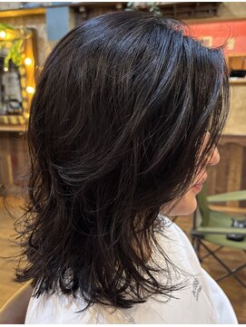 オークモス(OakMoss) ミディアム×ウェーブ